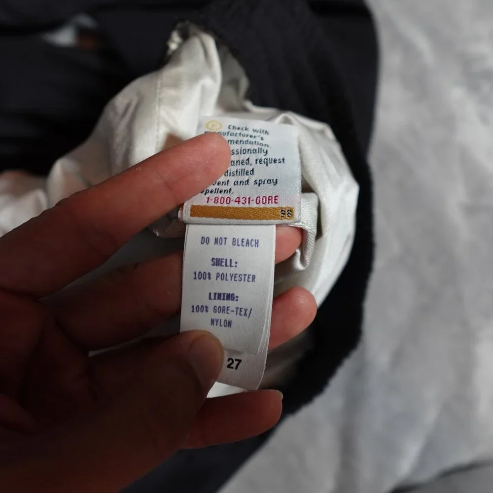 Vintage Zero Restriction Gore Tex Pullover Mens Large Golf Outdoors Black - Picture 11 of 15